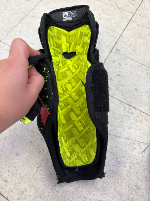 Used Bauer Vapor 3X Junior 12" Shin Guards