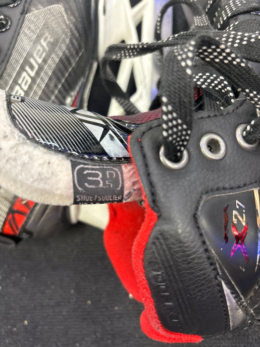 Used Bauer Vapor x2.7 Size 3.5D Goal Skates