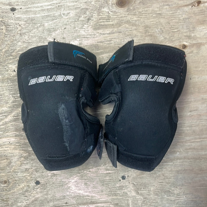 Used Bauer Reactor Youth Goal Knee Pads