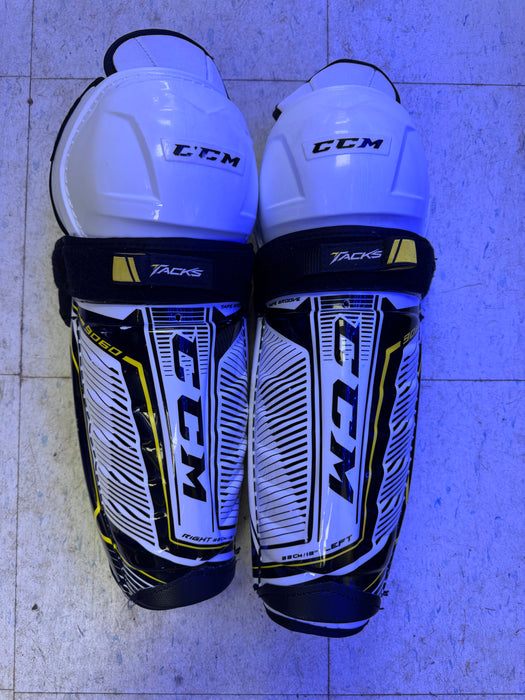 Used CCM Tacks 9060 13” Shin Guards
