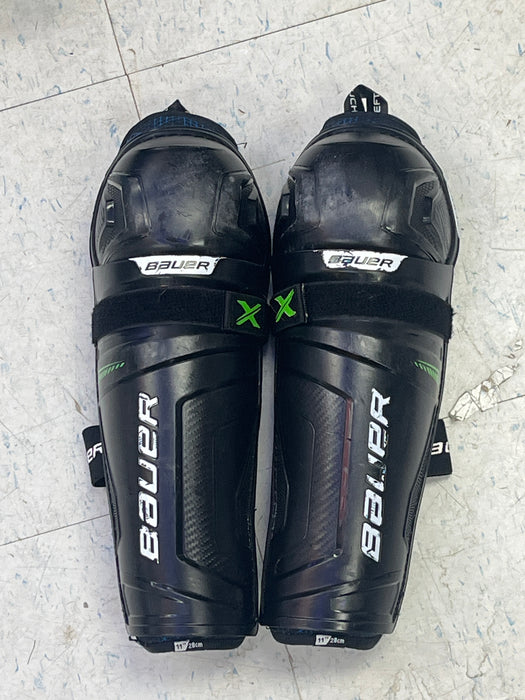 Used Bauer X 11" Shin Pads