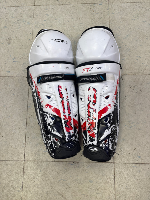 Used CCM JetSpeed FT6 Pro Junior 13" Shin Guard