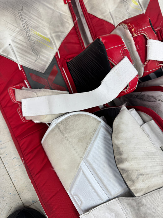Used Bauer X5 Pro Intermediate Leg Pads Large 32"