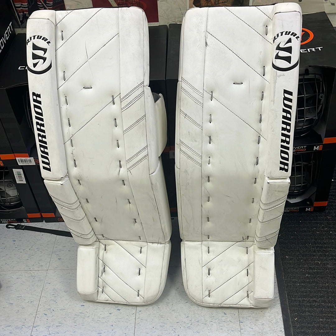Used Warrior Ritual G3 Pro 33+1.5” Leg Pads — Crow's Sports Hockey