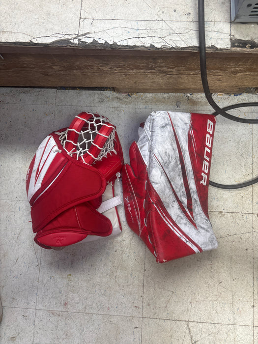 Used Bauer X5 Pro Catcher And Blocker Set Size Intermediate