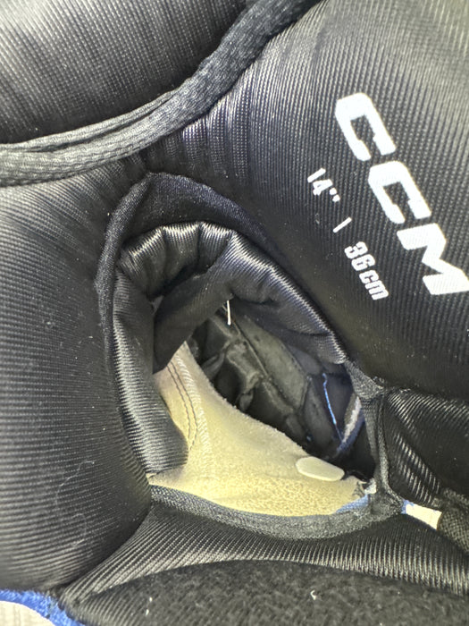 Toronto Maples Leafs Pro Stock CCM 14” Gloves - Gaunce