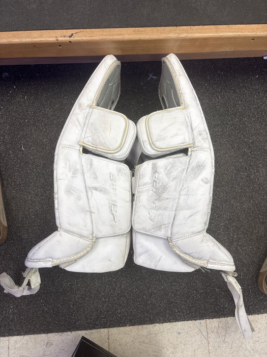 Used Bauer GSX Goalie Leg Pads Size Junior Small 26+1