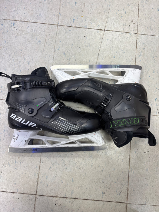 Used Bauer Konekt Size 10-10.5 Jacob Oster Pro Stock Senior Goal Skates