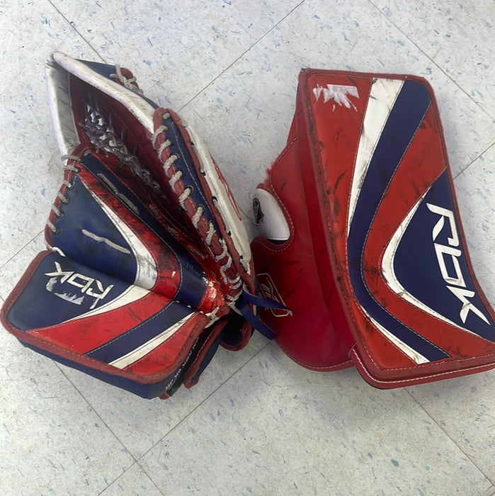 Used Reebok 6K Junior Catcher and Blocker Set