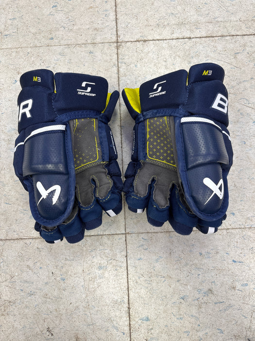 Used Bauer Supreme M3 Junior 11" Gloves