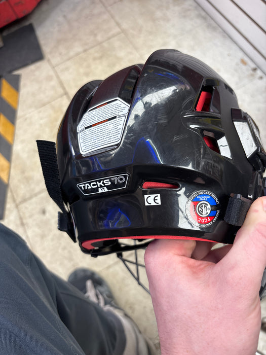 Used CCM Tacks 70 Youth Helmet