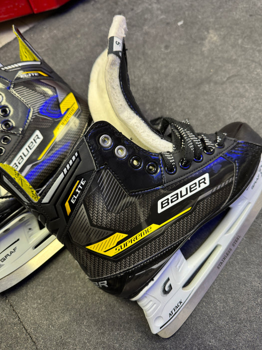 Used Bauer Supreme Elite Player Skates 5.0D