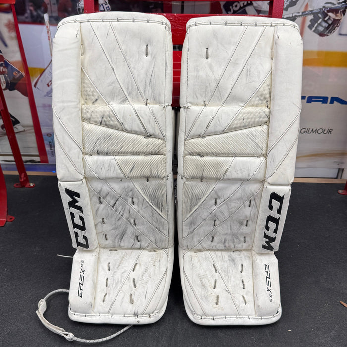 Used CCM Eflex 5.5 Goalie Leg Pads 26"+1"