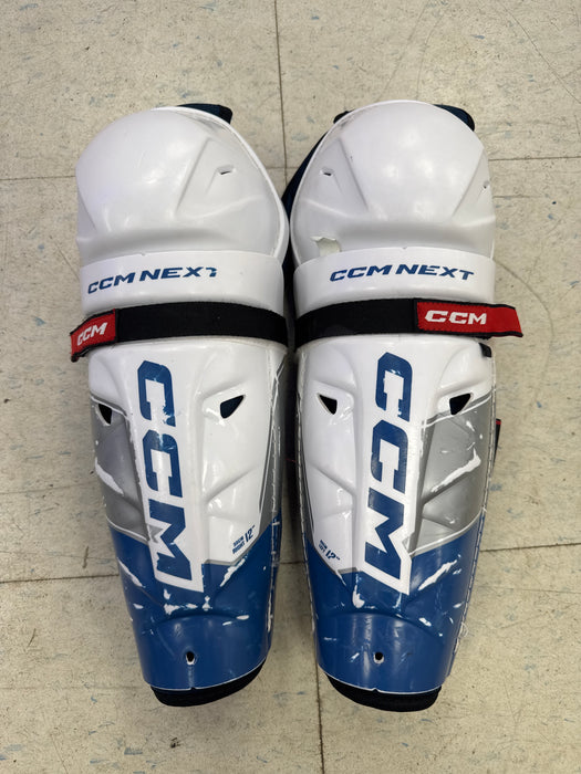 Used CCM Next Shin Pads 12”
