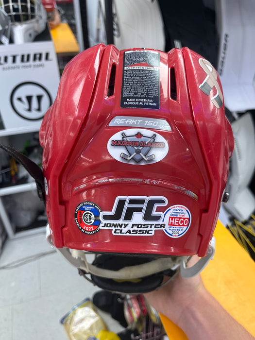 Used Bauer Re-Akt 150 Medium Helmet *CERTIFIED*