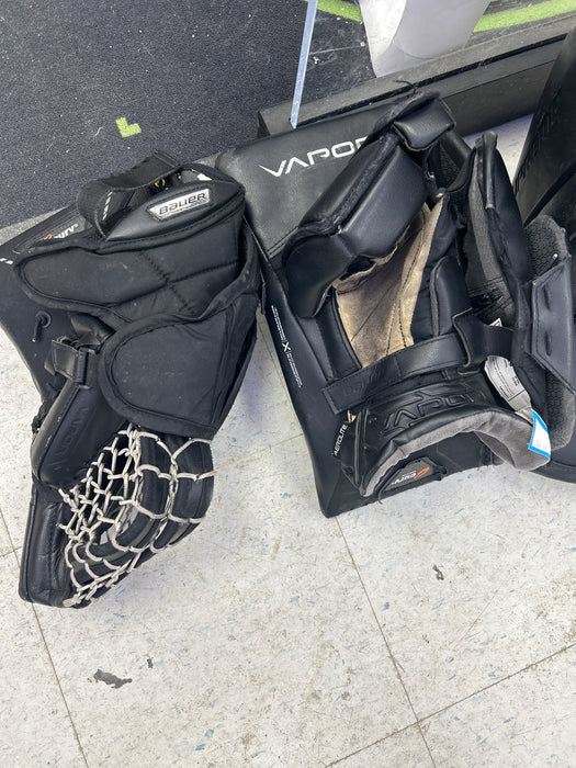 Used Bauer Vapor 3X Catcher and Blocker Set