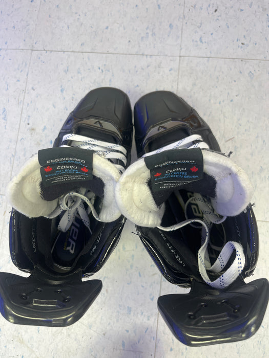 Used Bauer Supreme SHADOW Maple Leafs Pro Stock - Philipe Myers - Size 9.5 Skates