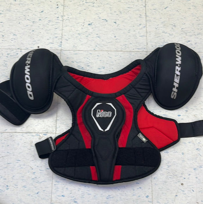 Used Sherwood M60 Junior Large Shoulder Pads