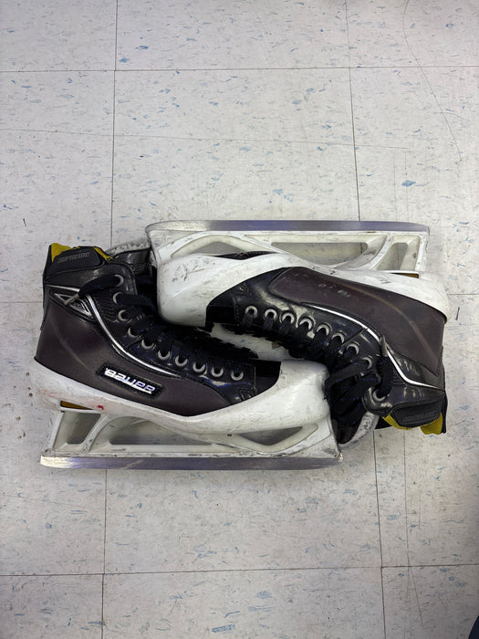 Used Bauer Supreme One100 Size 10.0 Senior Goal Skates