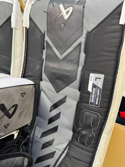 Used Pro Stock Bauer Shadow Leg Pads Senior Large