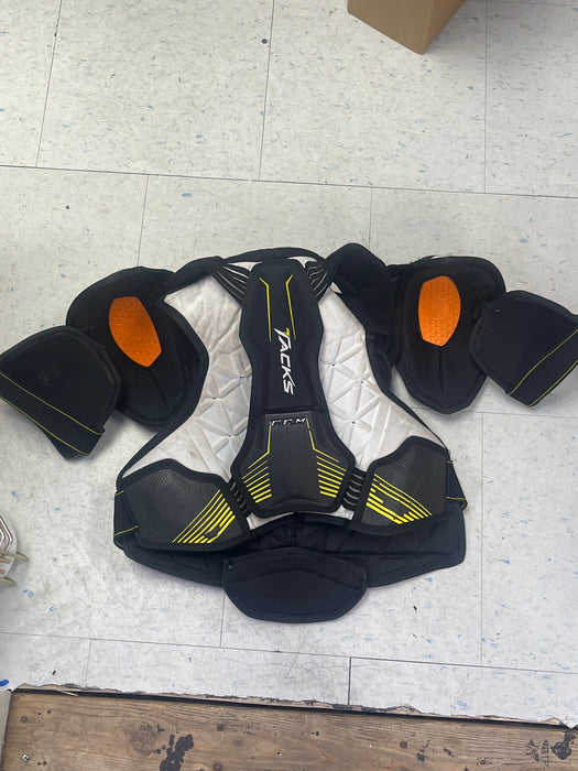 Used CCM SuperTacks Junior Large Shoulder Pads