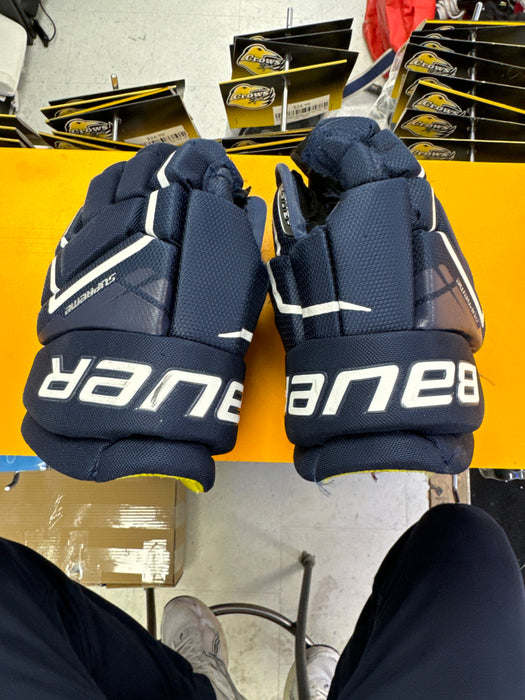 Used Bauer Supreme Ultra Sonic 9” Gloves