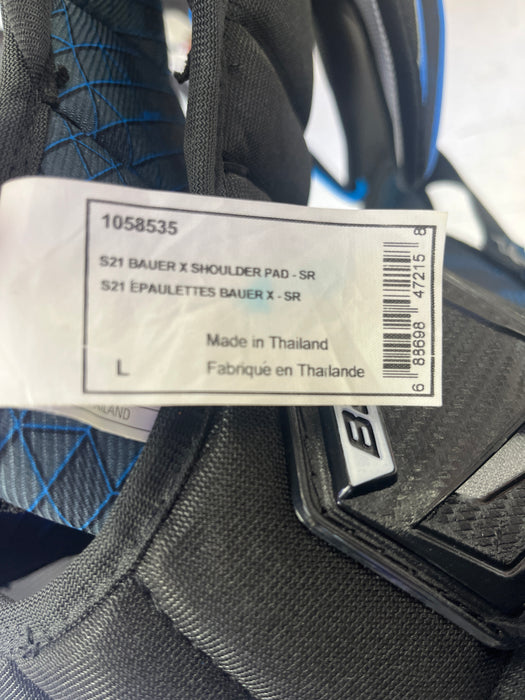 Used Bauer X Senior Large Shoulder Pads