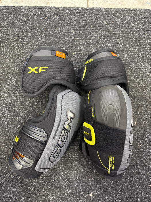 Used CCM Tacks XF Junior Large Elbow Pads