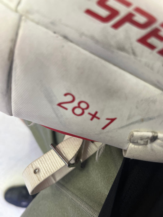 Used CCM Axis 1.5 28+1 Leg Pads