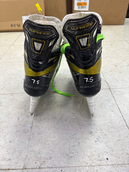 Used Bauer Supreme 3S Size 7.5 Fit 1 Skates