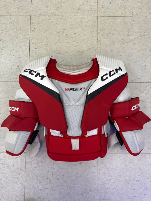 Used CCM YTFlex3 Youth L-XL Goalie Chest Protector