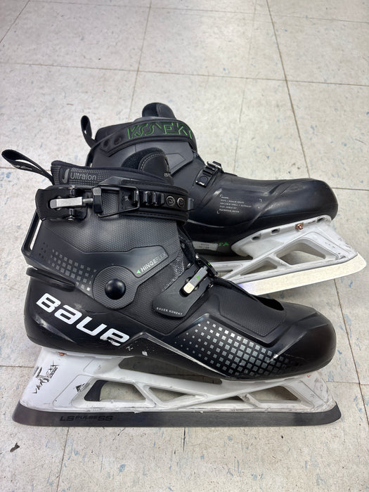 Used Bauer Konekt Size 10-10.5 Jacob Oster Pro Stock Senior Goal Skates