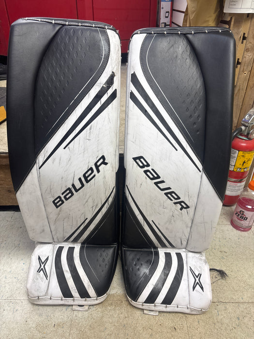 Used Bauer Vapor 2x Goalie Leg Pads Size Intermediate Medium