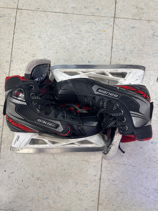 Used Bauer Vapor X2.7 Goalie Skates Size 5.5D