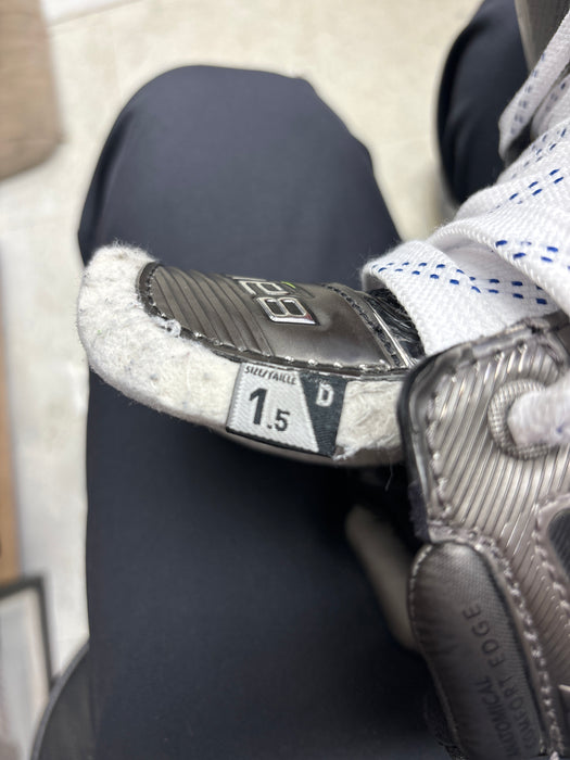 Used Bauer Elite Size 1.5D Junior Goal Skates