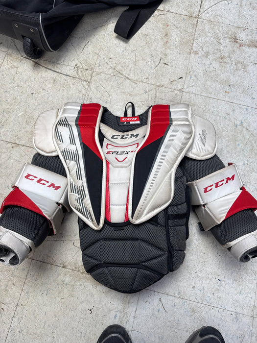 Used CCM EFLEX 5.5 Goal Chest Protector Junior Larger / X-Large