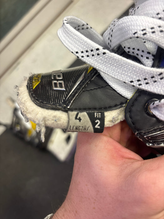 Used Bauer Supreme 3s Pro Size 4.0 Fit 2 Skates