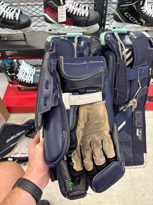 Used Pro Custom Bauer Shadow Goalie Set Pads/Catcher/Blocker