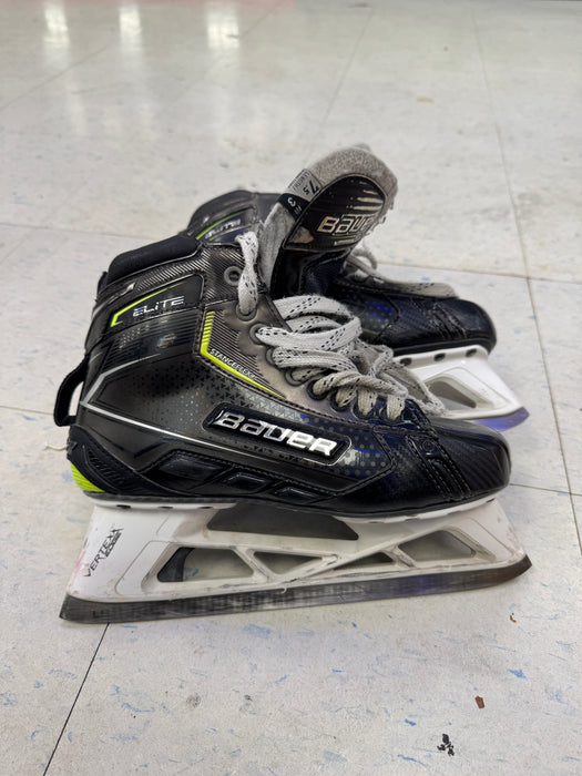 Used Bauer Elite Goal Skates 7.5 Fit 3