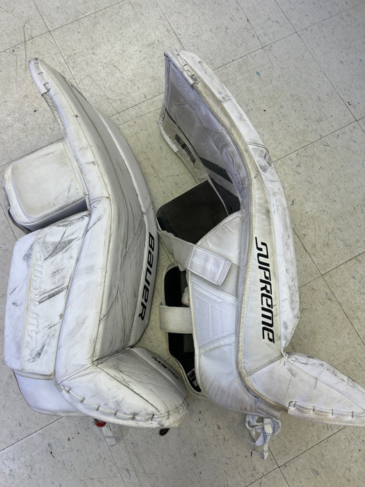 Used Bauer Supreme M5 Pro Intermediate Goal Pads