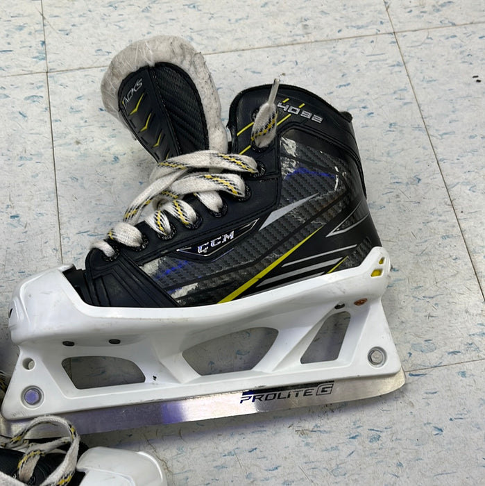 Used CCM Tacks 4092 3D Goalie Skates