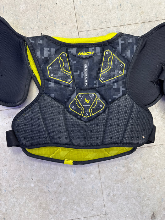 Used Bauer Supreme Mach Youth Large Shoulder Pads