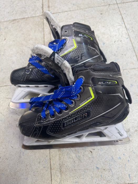 Used Bauer Elite Goal Skates 5.0 Fit 2 Intermediate