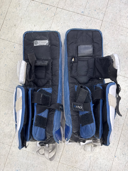 Used Bauer Supreme S170 Goalie Pads Junior Small