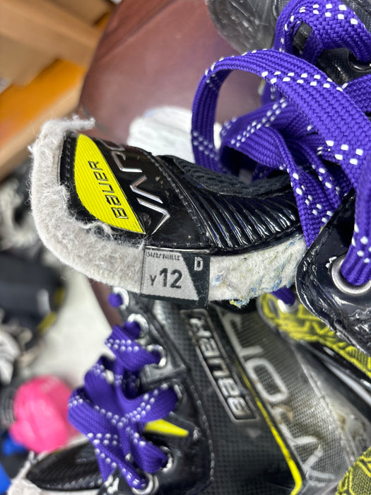 Used Bauer Vapor 3x Youth 12.0D Skates