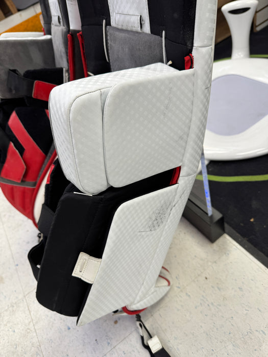 Used Brains Iconik X Goalie Leg Pads 35" + 1"