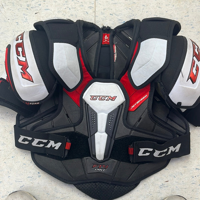 Used CCM FT4 Pro Senior Small Shoulder Pads