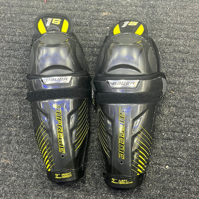 Used Bauer Supreme 1S 9” Shin Pads