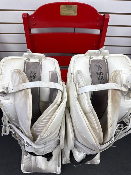 Used CCM Extreme Flex II 34+2” Goalie Leg Pads