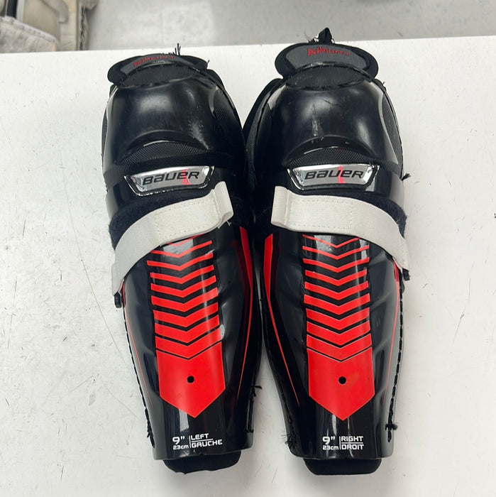 Used Bauer Lil Sport 9” Youth Shin Pads